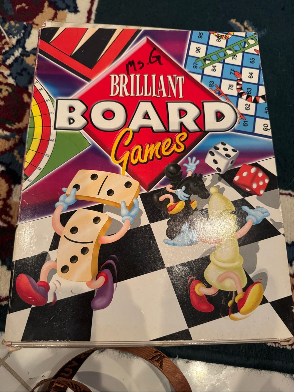9 games Rebrilliant Board Games Box - Red, Purple, Black, White, Yellow, Green
